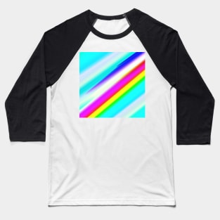 colorful abstract rainbow texture art Baseball T-Shirt